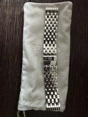 Michele 18mm Deco 7 link stainless steel bracelet